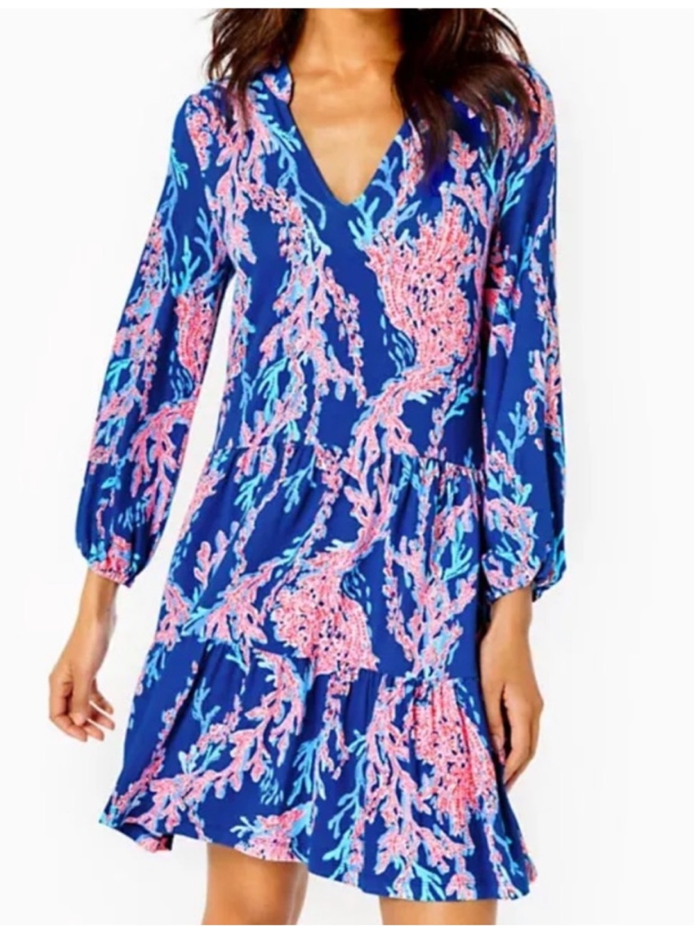 NWT Lilly Pulitzer Traci Long Sleeve Dress